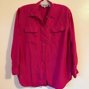 90s Christie & Jill 100% Silk Blouse
